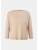 comma T-Shirt langarm in Beige