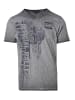 KOROSHI Kurzarm-t-shirt. in grau