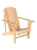 Outsunny Gartenstuhl 72B x 95T x 93H cm Natur