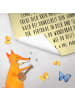 Mr. & Mrs. Panda Gästetuch Spinne Agathe Motivation mit Spruch in Gelb Pastell