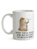Mr. & Mrs. Panda Teetasse Bär Seifenblasen mit Spruch in Weiß