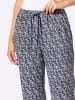 WITT WEIDEN Jersey-Hose in marine-millefleurs
