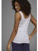 Kangaroos Ripptanktop in weiß-marine