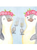 Mr. & Mrs. Panda Sektglas mit Gravur Flamingo Classic ohne Spruch in Transparent