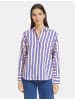 Gerry Weber Bluse Langarm in Ecru/Weiss/Blau Streifen