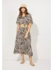 More & More Blusenkleid in twotone animal print