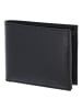 oxmox Leather Geldbörse RFID Schutz Leder 12 cm in schwarz-freedom fish