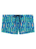 HOM Badehose Swim Shorts Marbella in blue print
