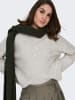 ONLY Strickpullover in Light Grey Melange
