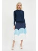 Finn Flare Pullover Basic in dark blue melange