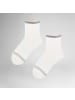 Hudson Socken Curly hautfreundlich in White