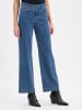 Marie Lund Wide Leg Jeans in light stone