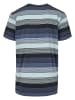 Urban Classics Urban Classics Herren Yarn Dyed Sunrise Stripe Tee in vintageblue