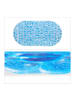 relaxdays Badewannenmatte in Blau - (B)68 x (T)35,5 cm