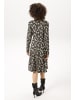 Aniston CASUAL Jerseykleid in schwarz-hellbeige-grün-beige