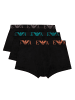 Emporio Armani 3er Pack Trunk in Schwarz