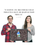 Mr. & Mrs. Panda Fußabstreifer Flasche Abenteuer mit Spruch in Bunt