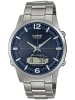 Casio Wave Ceptor Funk-Solar Titanuhr Blau