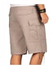 Alessandro Salvarini A. Salvarini Herren Designer Cargo Shorts Cargoshorts kurze Hose Gürtel AS133 in Hellgrau