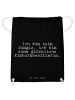 Mr. & Mrs. Panda Rucksackbeutel Ich bin kein Single,... mit Spruch in Schwarz