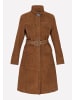 DreiMaster Women Coat in cognac