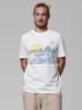 wat? Apparel T-Shirt Santorini Sunset Club in Off White