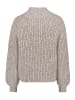 CARTOON Strickpullover mit Turtle Neck in Weiß/Camel
