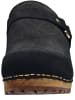 Sanita Comfortwear Clog "Wood-Lissy Open" in Schwarz