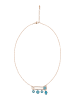 grassland Women Necklace in Rose Gold Turquoise