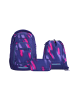 Coocazoo Schulrucksack-Set MATE "Aurora Glow" 3-tlg. in Lila