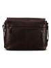Jost Glasgow Aktentasche RFID Schutz Leder 34 cm Laptopfach brown