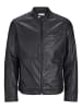 Jack & Jones Kunstlederjacke in Black