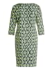 CARTOON Casual-Kleid mit Muster in Green/Yellow
