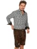 Gwandler Lederhose XAVER-gespeckt in braun