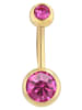 Adeliás Damen Piercing aus Edelstahl in gold