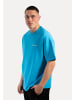 SMILODOX T-Shirt Tamio in Hellblau