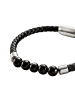 Breil Armband indiana silber, schwarz