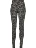 Urban Classics Urban Classics Damen Ladies Soft AOP Leggings in blackline