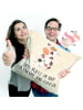 Mr. & Mrs. Panda Dekokissen Sofa Kuh mit Spruch in Vintage