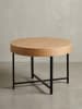 KADIMA DESIGN Couchtisch | Eiche-Look, Stauraum, Modern, Rund, Design