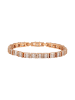 gaya Women Bracelet in Rose Gold White