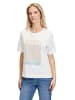 CARTOON Printshirt mit Rundhalsausschnitt in Patch Cream/Pink
