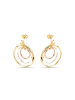 Luxenter Ohrringe Ushdao mit 18 Karat Gold-Finish – USHDAO