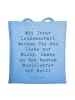 Mr. & Mrs. Panda Shopping Tasche Spruch Musiklehrer Liebe mit Sp... in Sky Blue