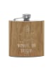 Mr. & Mrs. Panda Taschenflasche Faultier Yoga mit Spruch in Braun