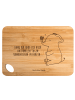 Mr. & Mrs. Panda holzschneidebrett Elefant Biene mit Spruch in Braun