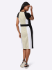 WITT WEIDEN Jersey-Kleid in sand-schwarz