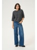 Kaffe Strickpullover KAmalene Loose fit in Dark Grey Melange