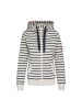 Salzhaut Sweatjacke CAMILLA Jacke Ringel in Ecru-Navy