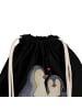 Mr. & Mrs. Panda wander rucksack Pinguin umarmen mit Spruch in Schwarz